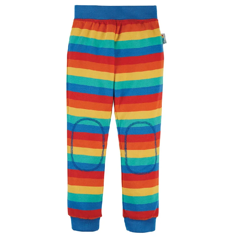 Frugi Rainbow Stripe Favourite Cuffed Leggings