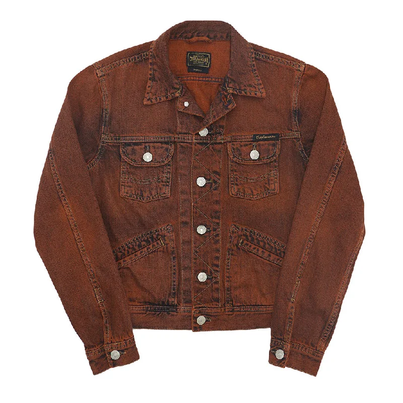 Pocket 12.4 oz Denim Ranch Jacket - Orange Memphis Wash