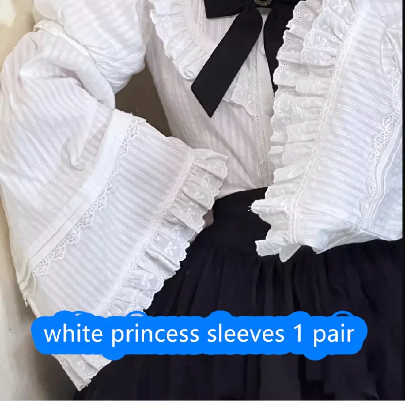 white princess sleeves 1 pair