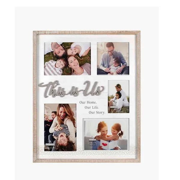 Malden 5-Opening This is Us Our Home Our Life Our Story Collage Photo Frame