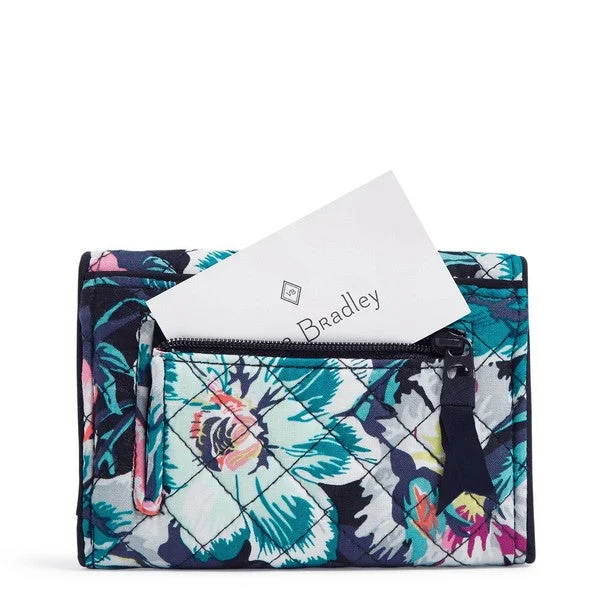 Vera Bradley Vera Bradley Iconic RFID Riley Compact Wallet in Garden Grove