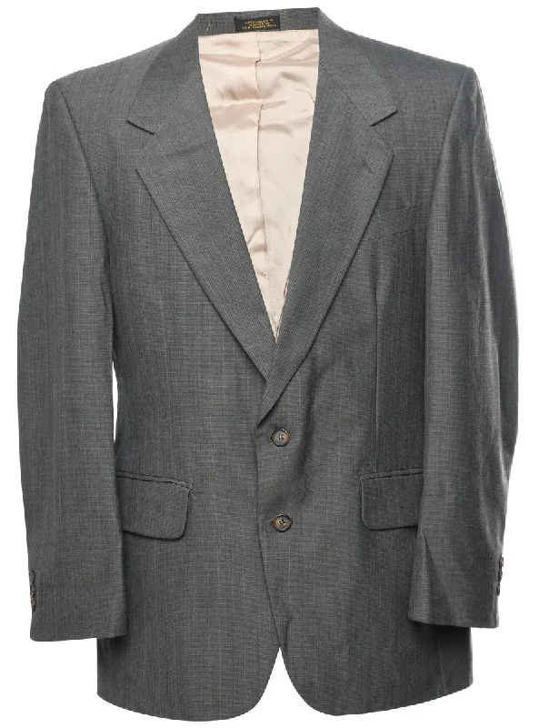 Grey Classic Blazer - L