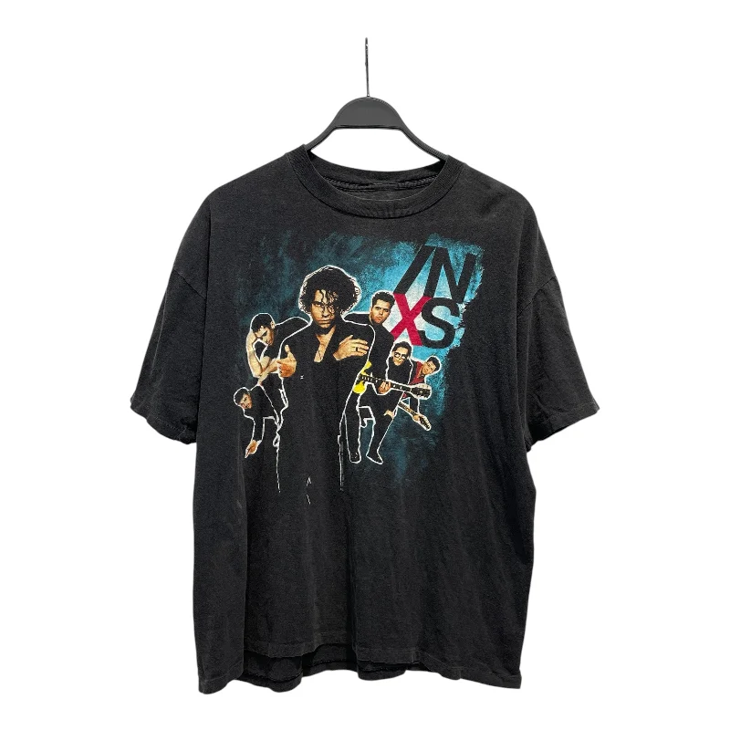 Vintage/T-Shirt/M/Graphic/Cotton/BLK/INXS Tour Tee