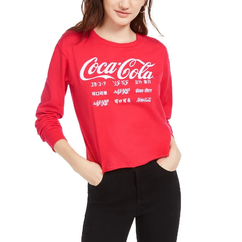 Freeze 24-7 Juniors' Coca Cola-Print T-Shirt Red Size Small