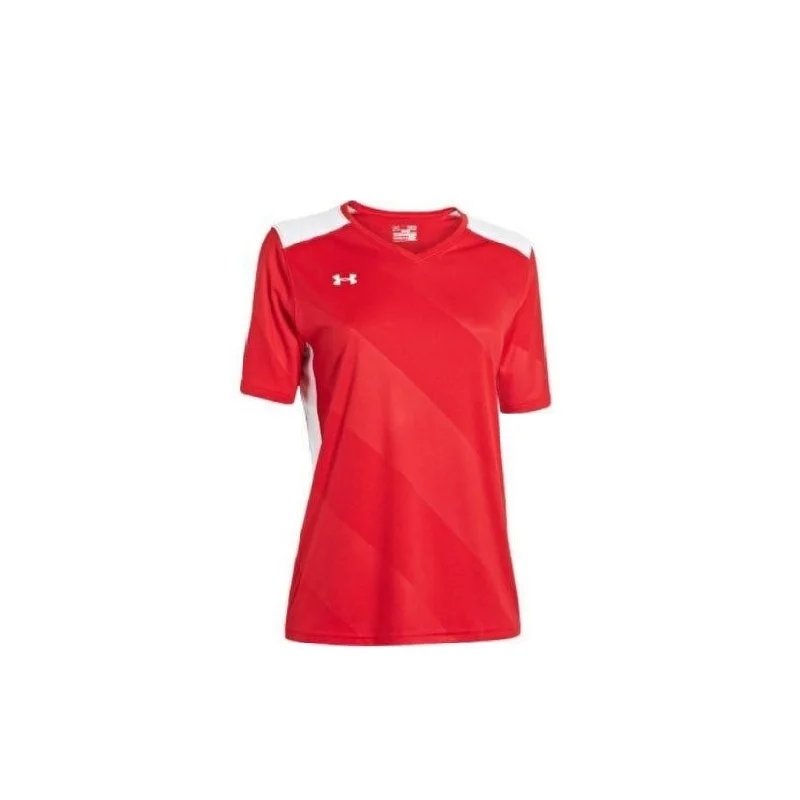 Under Armour Women's Fixture Jersey T-Shirt Red