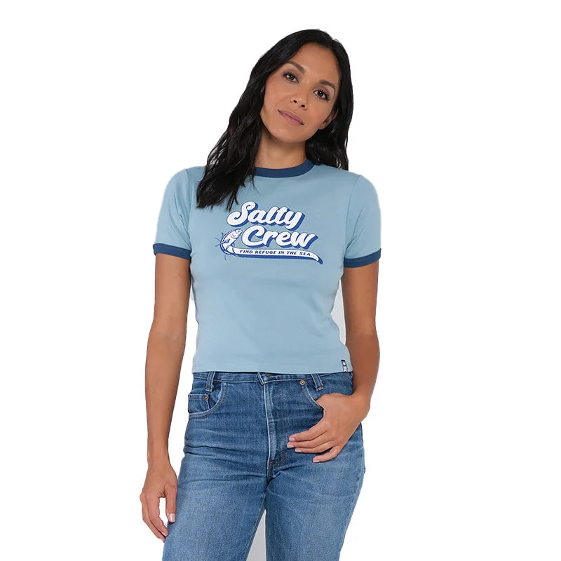 Women's Retro Catch Ringer S/S T-Shirt