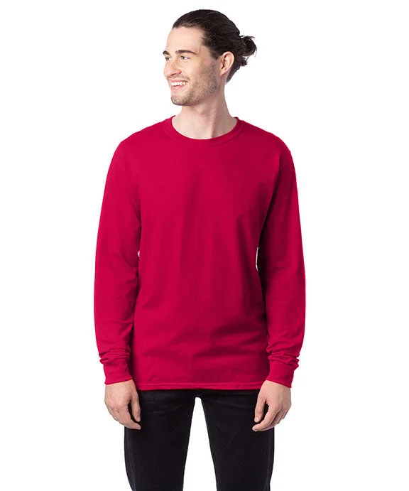 5286 - Hanes ComfortSoft® Long-Sleeve T-Shirt | Athletic Crimson