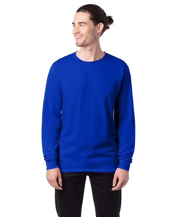 5286 - Hanes ComfortSoft® Long-Sleeve T-Shirt | Athletic Royal