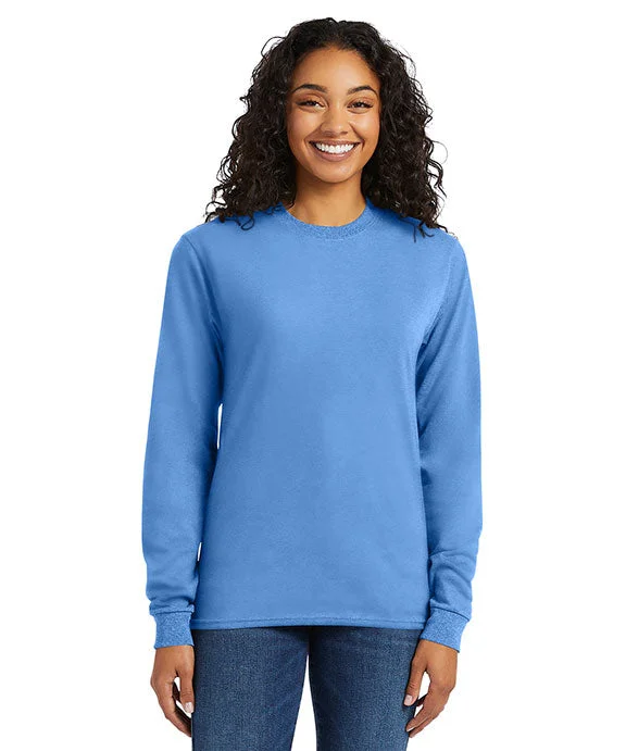 5286 - Hanes ComfortSoft® Long-Sleeve T-Shirt | Carolina Blue