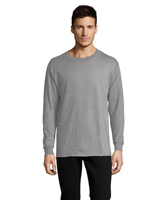 5286 - Hanes ComfortSoft® Long-Sleeve T-Shirt | Oxford Grey