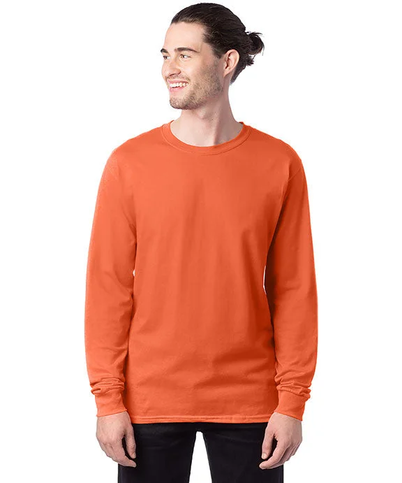 5286 - Hanes ComfortSoft® Long-Sleeve T-Shirt | Texas Orange