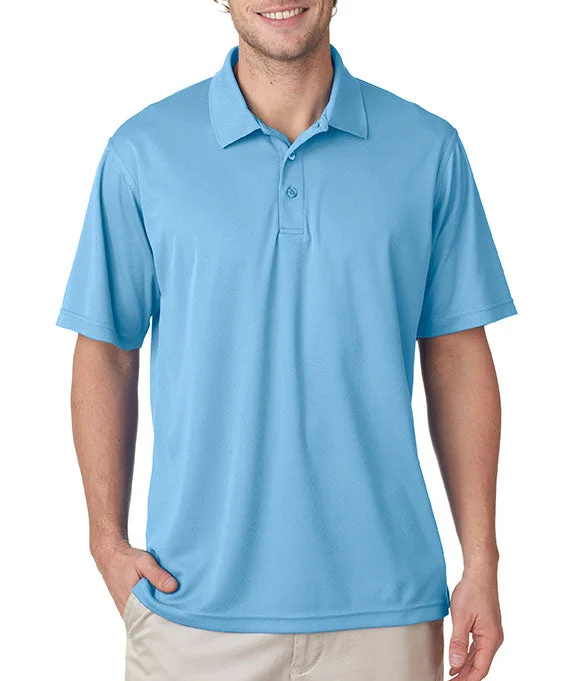 8210 - UltraClub Mens Cool & Dry Mesh Piqué Polo Shirt | Columbia Blue