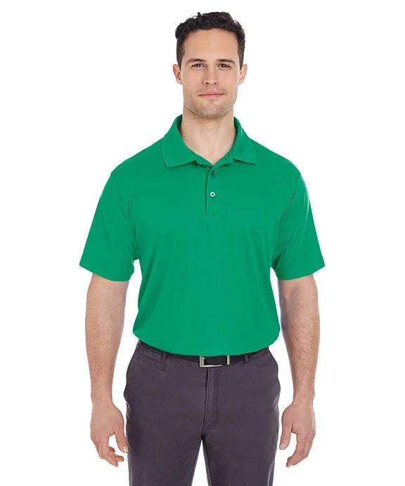 8210 - UltraClub Mens Cool & Dry Mesh Piqué Polo Shirt | Kelly