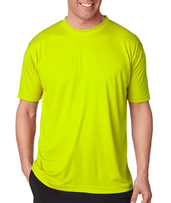 8420 - UltraClub Mens Cool & Dry Sport Performance Interlock T-Shirt | Bright Yellow