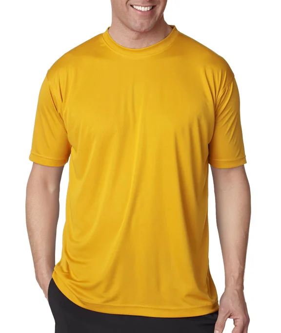 8420 - UltraClub Mens Cool & Dry Sport Performance Interlock T-Shirt | Gold