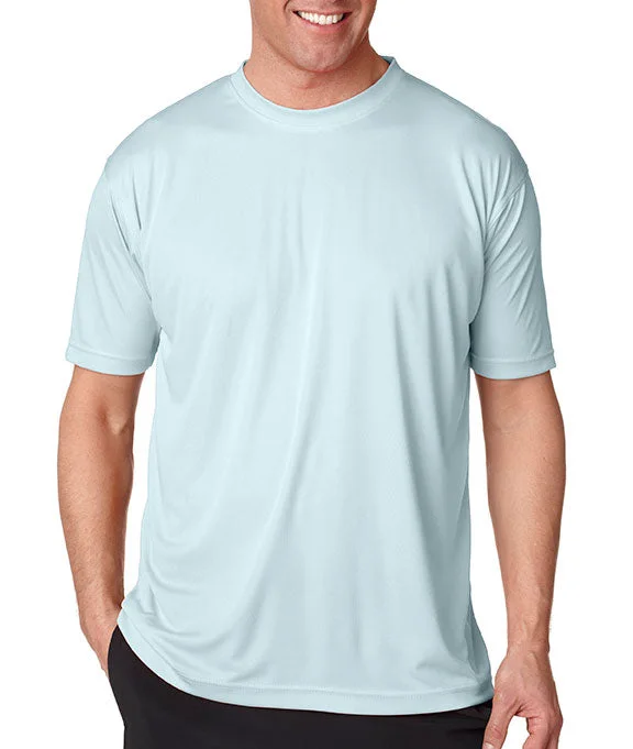 8420 - UltraClub Mens Cool & Dry Sport Performance Interlock T-Shirt | Ice Blue