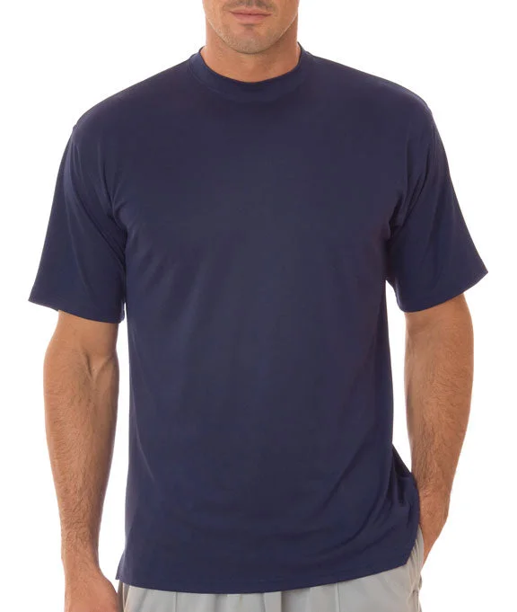 8420 - UltraClub Mens Cool & Dry Sport Performance Interlock T-Shirt | Navy