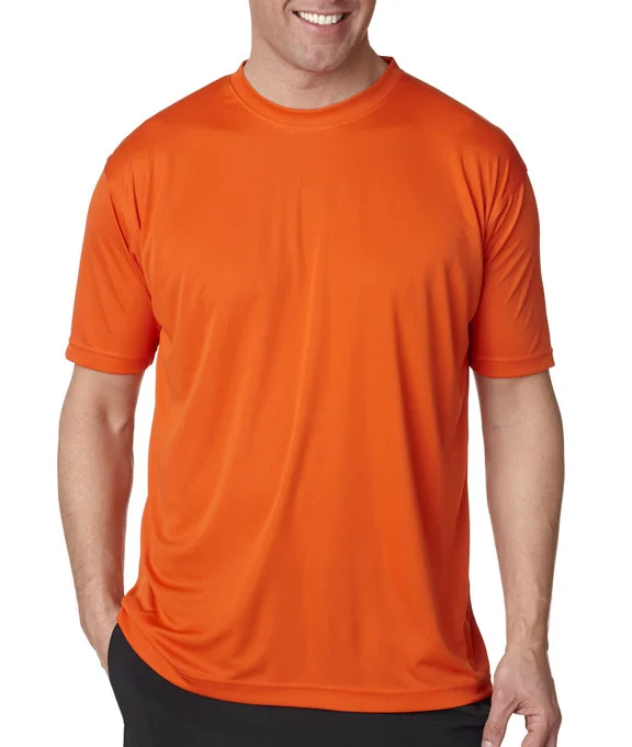 8420 - UltraClub Mens Cool & Dry Sport Performance Interlock T-Shirt | Orange