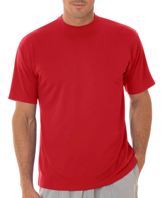 8420 - UltraClub Mens Cool & Dry Sport Performance Interlock T-Shirt | Red