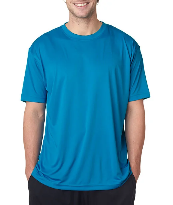 8420 - UltraClub Mens Cool & Dry Sport Performance Interlock T-Shirt | Sapphire