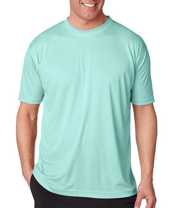 8420 - UltraClub Mens Cool & Dry Sport Performance Interlock T-Shirt | Sea Frost