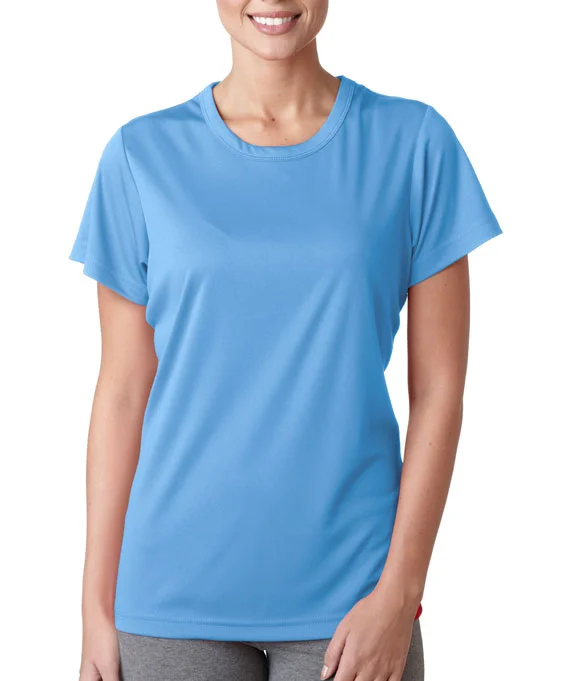 8420L - UltraClub Ladies Cool & Dry Sport Performance Interlock T-Shirt | Columbia Blue