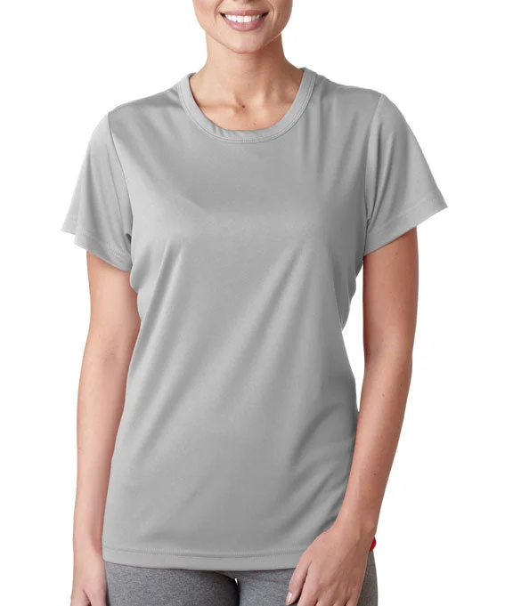 8420L - UltraClub Ladies Cool & Dry Sport Performance Interlock T-Shirt | Grey