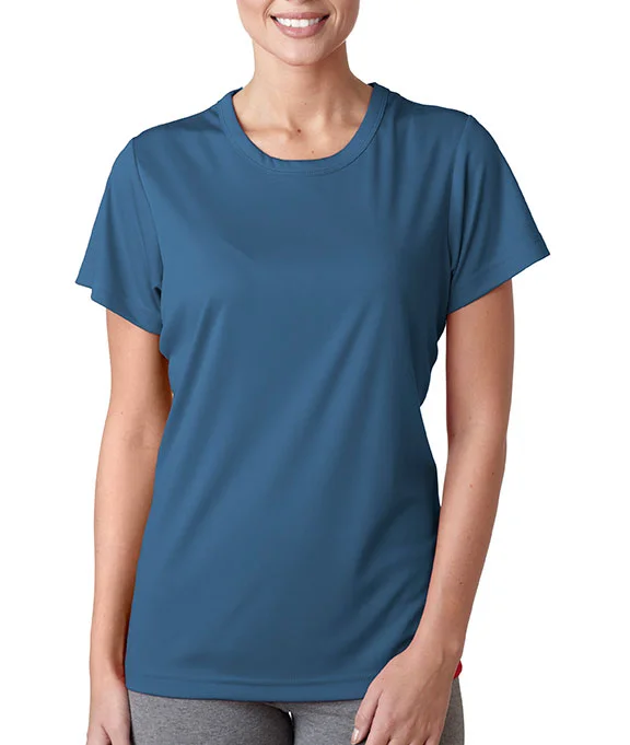 8420L - UltraClub Ladies Cool & Dry Sport Performance Interlock T-Shirt | Indigo