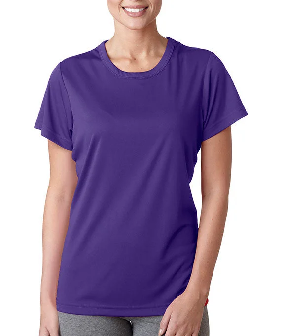 8420L - UltraClub Ladies Cool & Dry Sport Performance Interlock T-Shirt | Purple