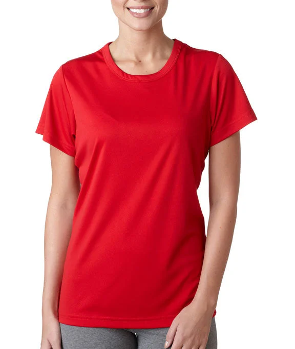 8420L - UltraClub Ladies Cool & Dry Sport Performance Interlock T-Shirt | Red