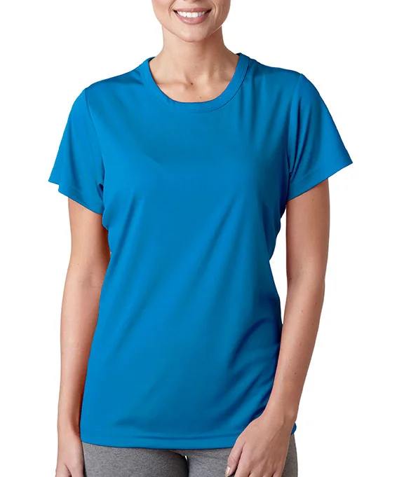 8420L - UltraClub Ladies Cool & Dry Sport Performance Interlock T-Shirt | Sapphire