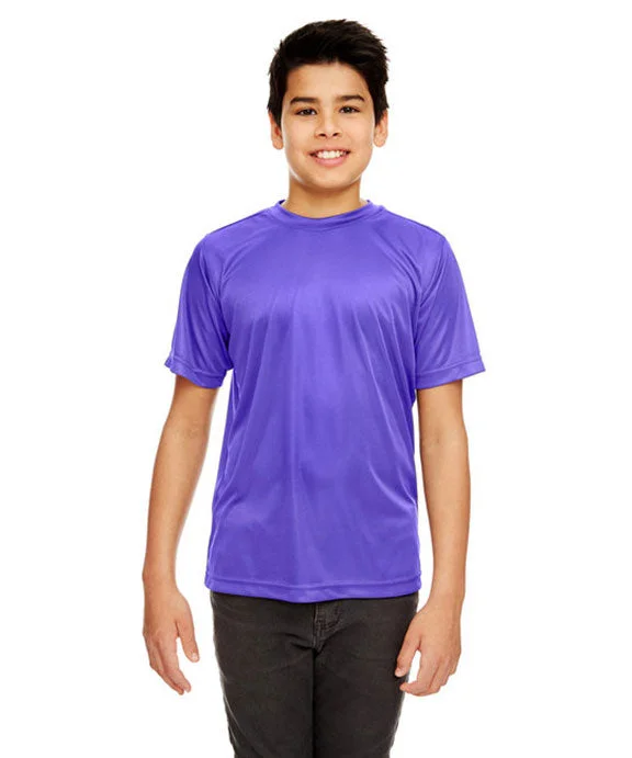 8420Y - UltraClub Youth Cool & Dry Sport Performance Interlock T-Shirt | Purple