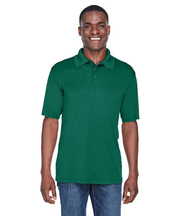 8425 - UltraClub Mens Cool & Dry Sport Performance Interlock Polo Shirt | Forest Green