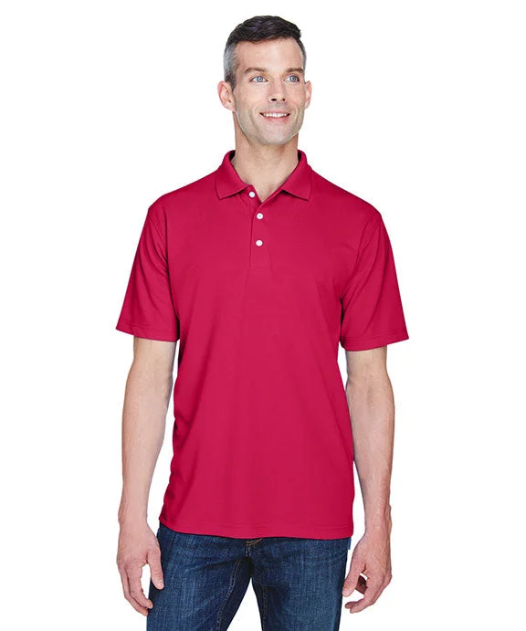 8445 - UltraClub Mens Cool & Dry Stain-Release Performance Polo Shirt | Cardinal