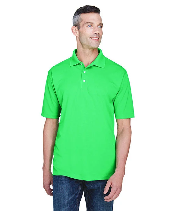 8445 - UltraClub Mens Cool & Dry Stain-Release Performance Polo Shirt | Cool Green