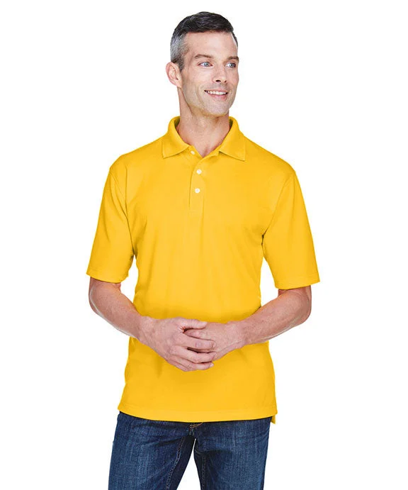 8445 - UltraClub Mens Cool & Dry Stain-Release Performance Polo Shirt | Gold