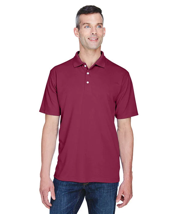 8445 - UltraClub Mens Cool & Dry Stain-Release Performance Polo Shirt | Maroon