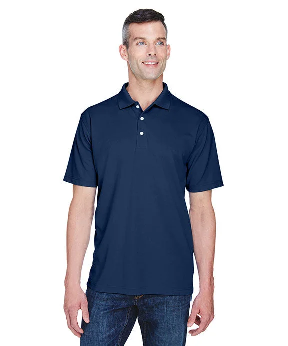 8445 - UltraClub Mens Cool & Dry Stain-Release Performance Polo Shirt | Navy