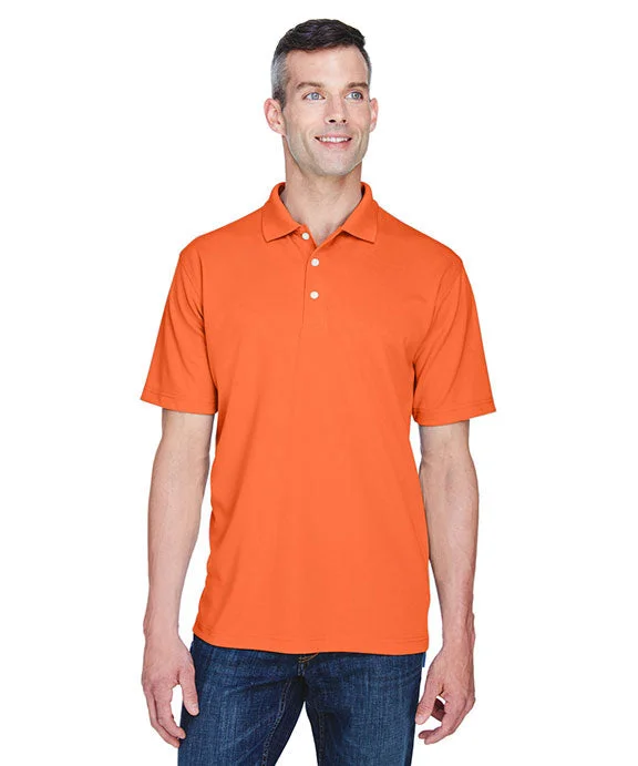 8445 - UltraClub Mens Cool & Dry Stain-Release Performance Polo Shirt | Orange