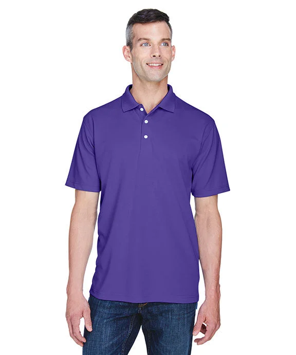 8445 - UltraClub Mens Cool & Dry Stain-Release Performance Polo Shirt | Purple