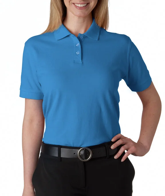 8530 - UltraClub Ladies Classic Piqué Polo Shirt | Cornflower