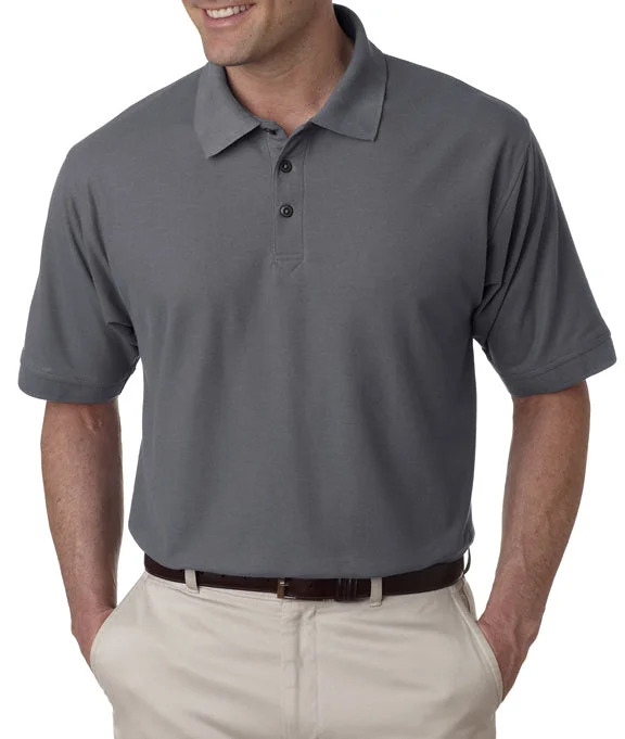 8540 - UltraClub Mens Whisper Piqué Polo Shirt | Graphite