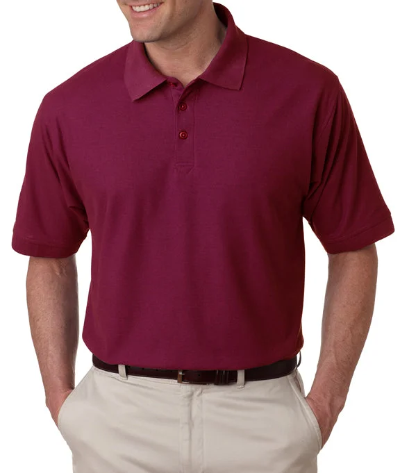 8540 - UltraClub Mens Whisper Piqué Polo Shirt | Wine