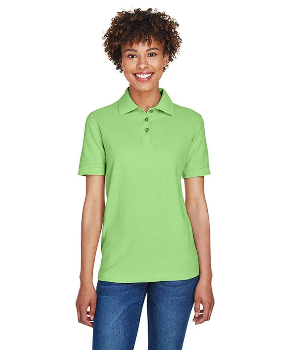 8541 - UltraClub Ladies Whisper Piqué Polo Shirt | Apple