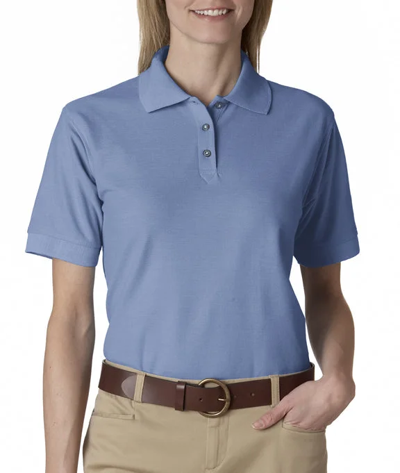 8541 - UltraClub Ladies Whisper Piqué Polo Shirt | Cornflower