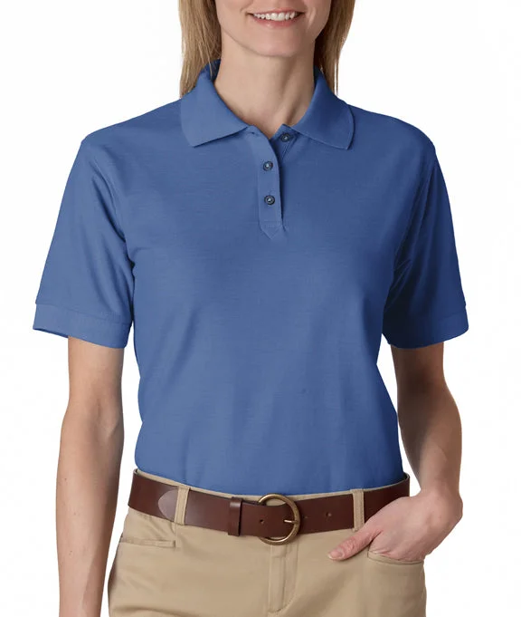 8541 - UltraClub Ladies Whisper Piqué Polo Shirt | French Blue