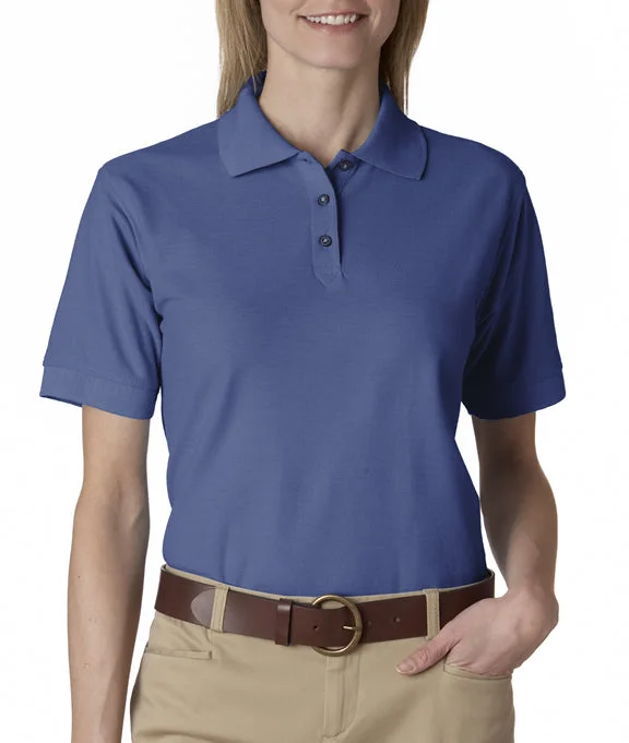 8541 - UltraClub Ladies Whisper Piqué Polo Shirt | Indigo