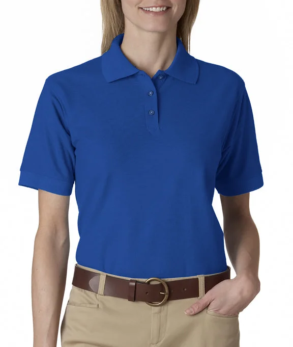 8541 - UltraClub Ladies Whisper Piqué Polo Shirt | Royal