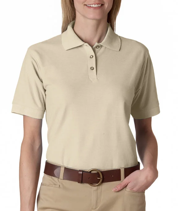 8541 - UltraClub Ladies Whisper Piqué Polo Shirt | Stone