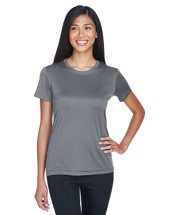 8620L - UltraClub Ladies Cool & Dry Basic Performance T-Shirt | Charcoal